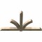 Ekena Millwork Redmond Rough Sawn Timber Gable Bracket, Douglas Fir, 96"W x 56"H x 6"D x 6"F, 14/12 Pitch GBW096X56X0606RED00RDF - alternate 3